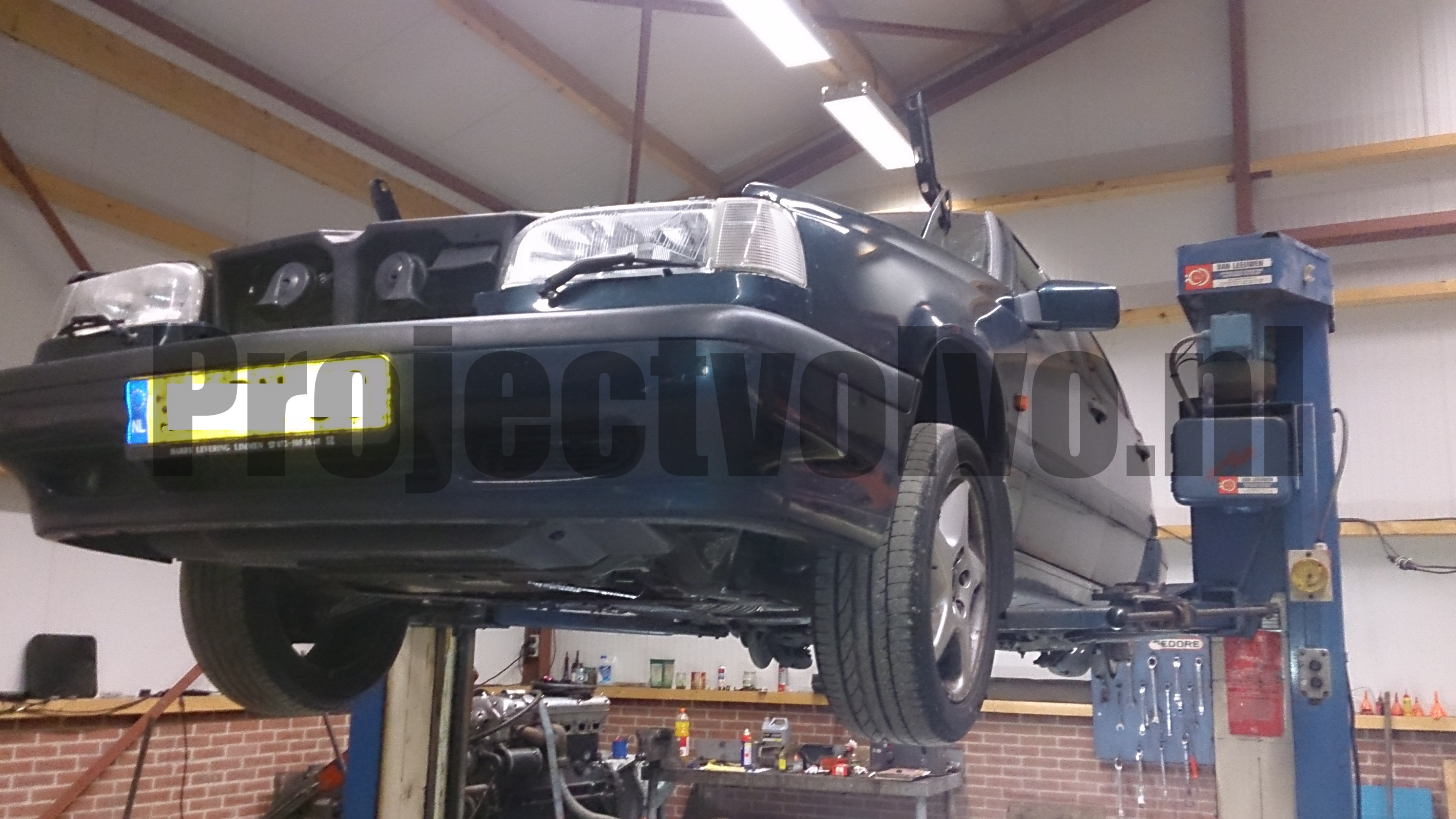 850 T5 aangekomen bij de garage